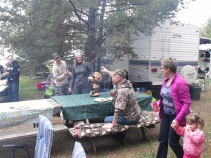 Fred's naked birthday gift 