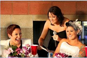 Jess & Pen's first anniversary. Tor as the mc 