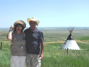 Larry & Anita at Heads Smashed In Buffalo Jump 