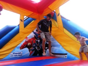 After all the kids left I got my turn in the house with Jackson. LOL 