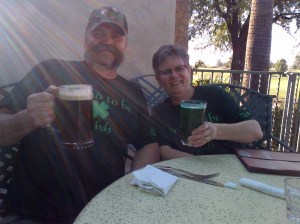 Fred & Terry on St Patricks