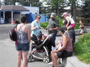 Deciding which ride was next 