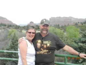 Fred & Terry Keys on our Sedona road trip