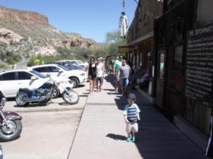 Jackson on the boardwalk