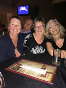 Jackie, Terry and Terry's neighbour Pat. Notice how perfect Pat's husband photo bombed !