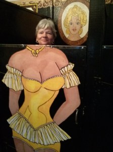 Jenny in the bathroom