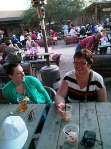 Kari, I believe having a beer with a straw !