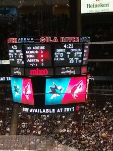 Arena was quite full which was good