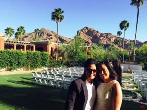 Camelback Mountain in the background