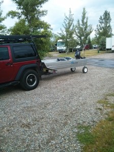 Method of moving boat.