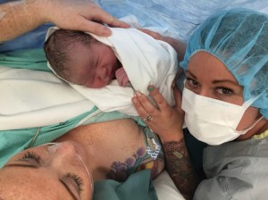 Jess & Pen with August 