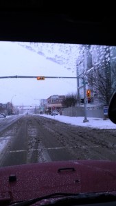 Snow and cold. Only about 25 more days until warmth again.