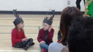 Jackson was a Deer for the play 