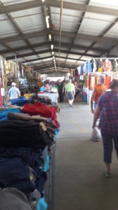 Amazing place with four huge long rows of doublesided vendors