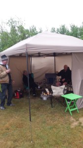 Jason's tent that saved the weekend