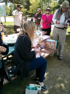 Birthday gathering for Kristen and Michael