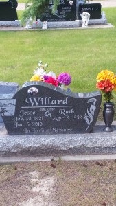 Dad's headstone 