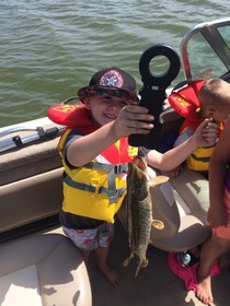 Jackson's first fish !!