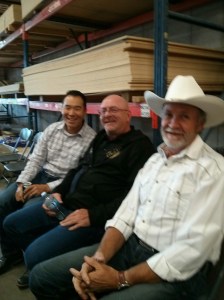 Eddie from Trimlite Arnie from JW Larry -happily retired