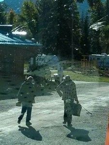 Rods and tackle box heading to the creek 