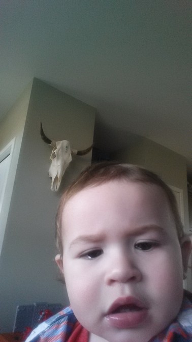 The SELFIE ! He took this himself.