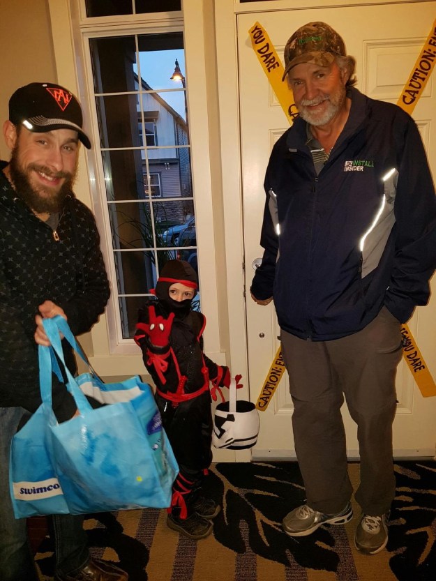 All set to hit the streets. FYI Corey and I are the Duck Dynasty brothers