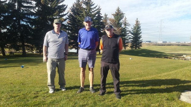 Golfing in SHORTS on Nov 4th in Calgary . Love it !