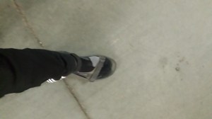 My feet got so cold I had to break down and put socks on with sandals.