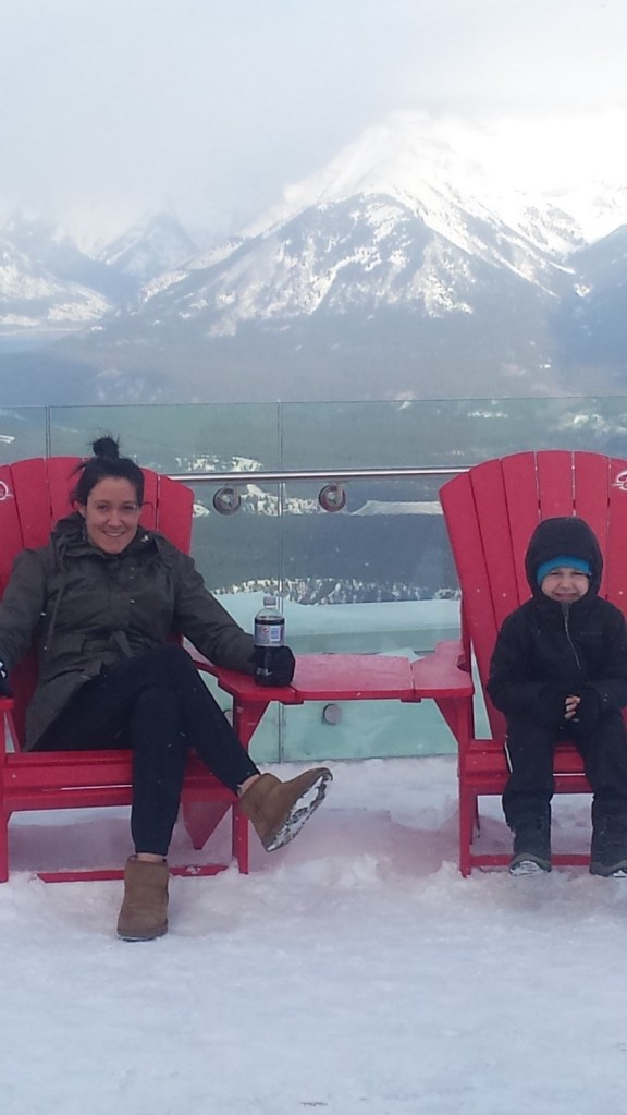 You know you are Canadian when you sit on the snow deck in -30 wind shield.