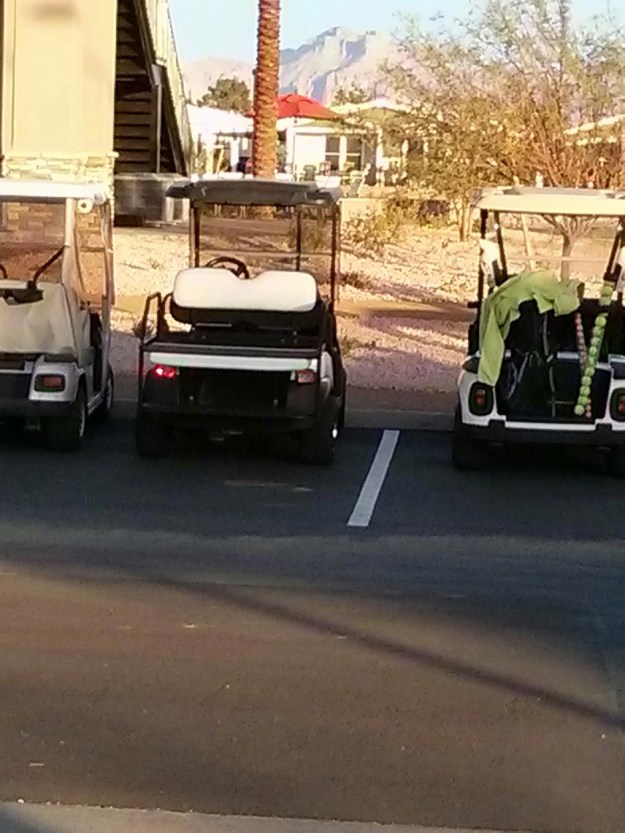 Turn signal on and blinking and blinking. Made me laugh as I thought of Keith.