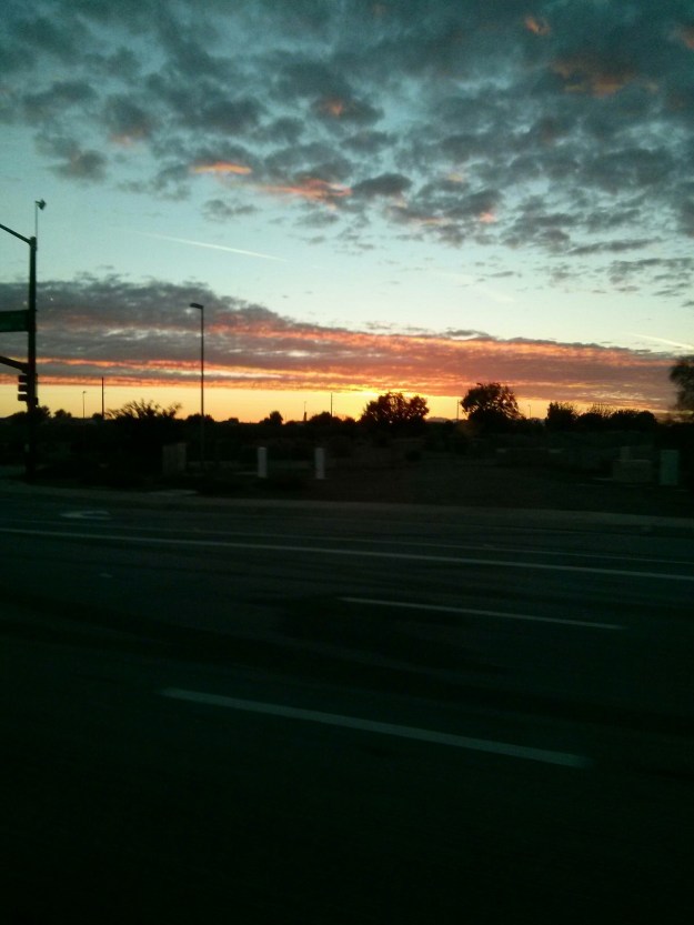 Driving home we saw this most beatuiful sunset.