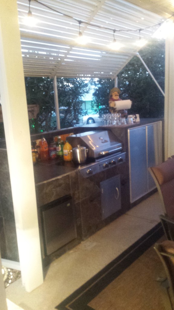 All set up ready to party 